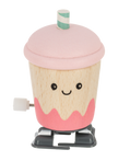 Wooden wind up walking cups