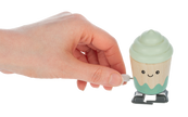 Wooden wind up walking cups