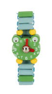 Wooden spring play watch for kids 3+