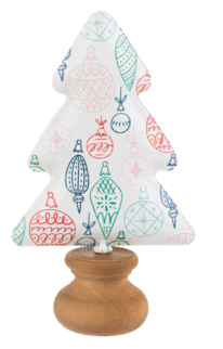 Christmas Pattern Tree on Stand