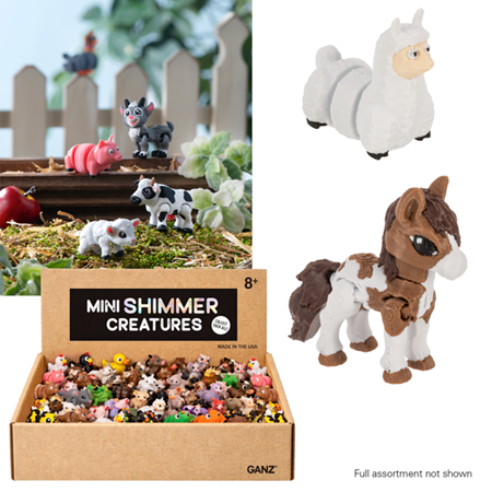 Mini Shimmer Creatures - Farm & Friends