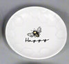 Ceramic Honey Bee Trinket Dish