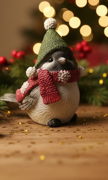 Christmas Bird Figurines