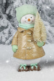 Resin sparkle pastels snowgirl