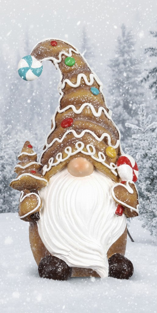 Resin Gingerbread Santa