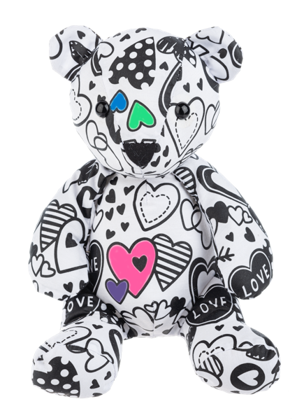 Mini Coloring Kit - Luv Teddy Bear (7 pc. set)