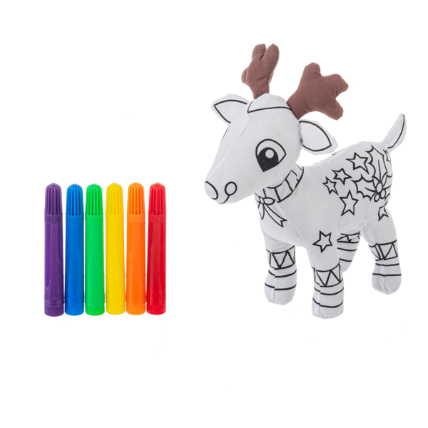 Reindeer Mini Coloring Set