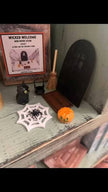 Mini Haunted House Door Scene