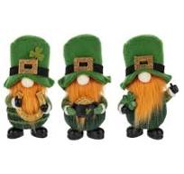 St Patty's Gnomes Figures