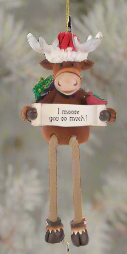 Merry Chris - Moose Ornaments