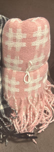 Crosshatch oversized scarf