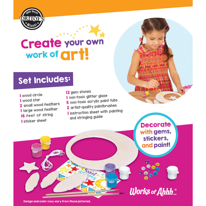 Dreamcatcher Wood Paint Set-3y+