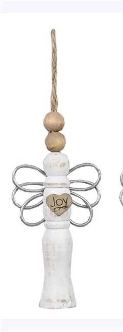 Wood and Metal Angel Ornament