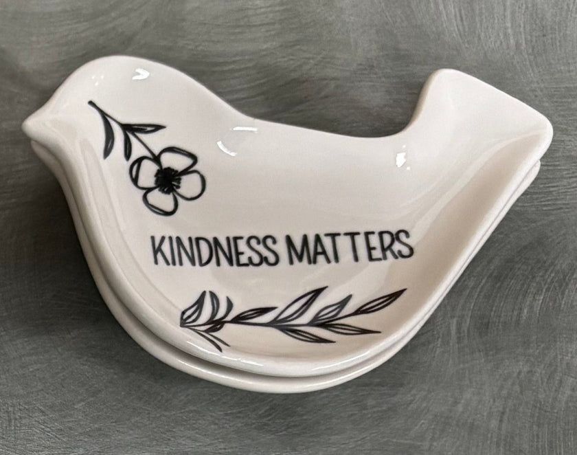 Ceramic Bird Trinket Dish