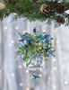 Mistletoe Blue Jay Ornament