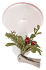 Mistletoe Glass Mushroom Branch Clip