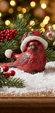 Christmas Cardinal Table Decor