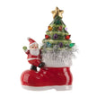 Ceramic Santa or Snowman with LED Tree