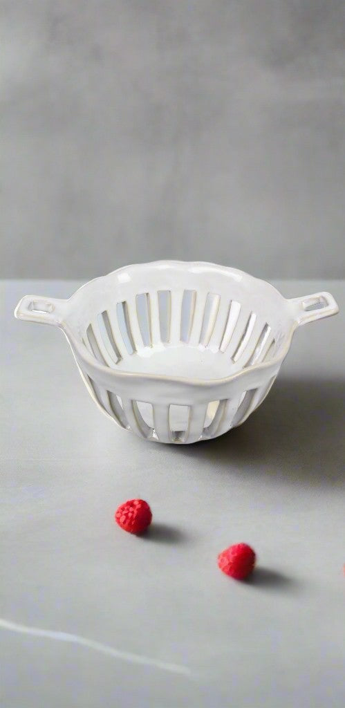 Ceramic Hand Thrown Berry Dish