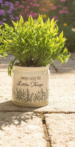 Ceramic Quiet Cottage Planter