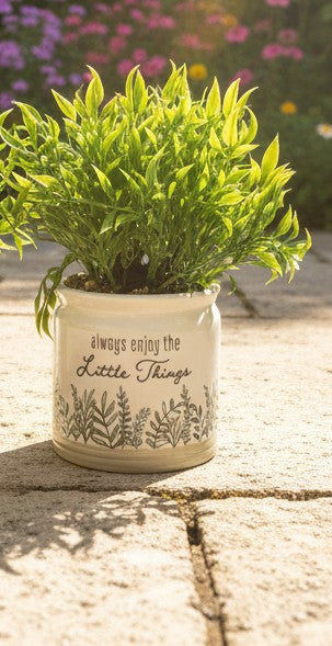 Ceramic Quiet Cottage Planter