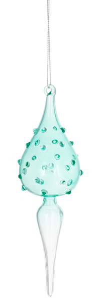Green Drop Ornaments