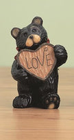 Resin winter mini bear figurine
