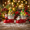 Ceramic Santa or Snowman with LED Tree