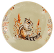 Fall snack plate with forest friends
