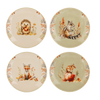 Fall snack plate with forest friends