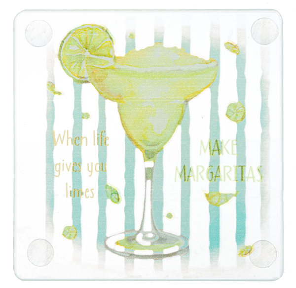 Glass Cocktail Coasters