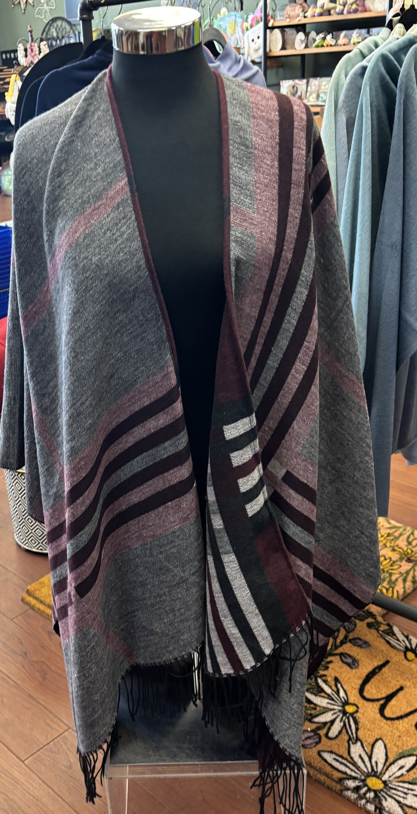 Paola Plaid Wrap