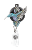 Hummingbird Crystal badge reel