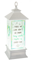 LED Light Up Shimmer Pet Bereavement Lantern - Those We Love Don't Go Away