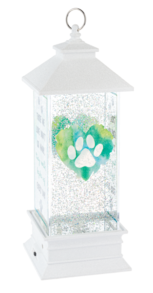 LED Light Up Shimmer Pet Bereavement Lantern - Those We Love Don't Go Away