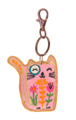 Whimsy Embroidered & Beaded Purse Charm