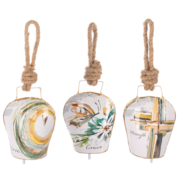 Watercolor Message Wafer Bell