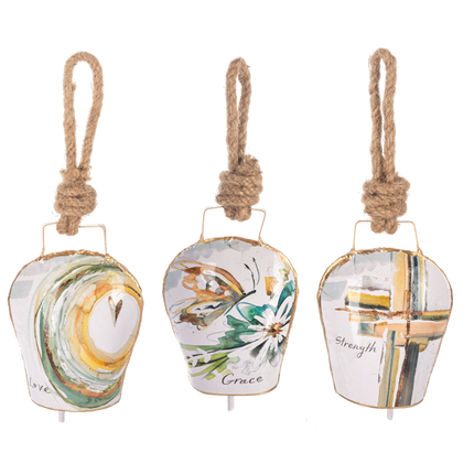 Watercolor Message Wafer Bell