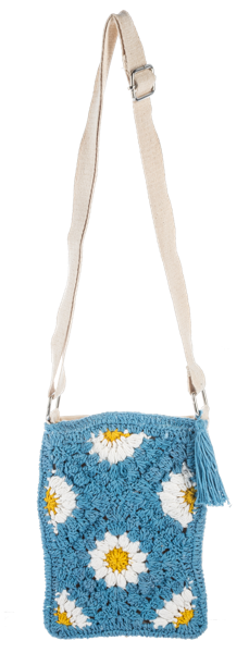 Crochet cross body bag