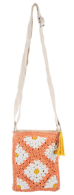Crochet cross body bag