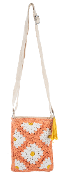 Crochet cross body bag