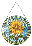 Stained Glass Sunflower Suncatcher