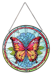 Butterfly-Stained Glass Sun Catcher
