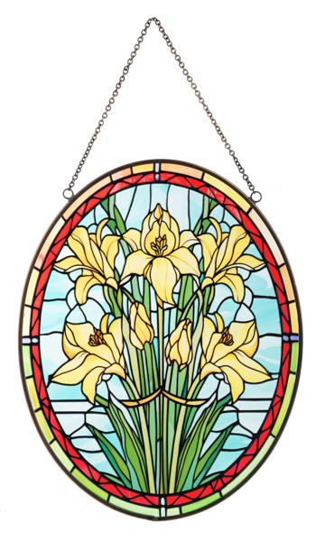 Daffodil Stained-glass Sun Catcher