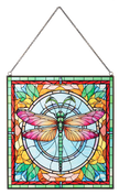 Stained Glass Dragonfly Suncatcher