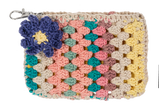 Crochet Granny Square Flower Coin Purse