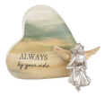 Bereavement Angel on Heart Figurines