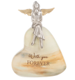 Bereavement Angel on Heart Figurines