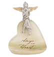 Bereavement Angel on Heart Figurines