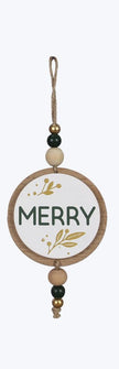 Wood Winter Solstice Ornament